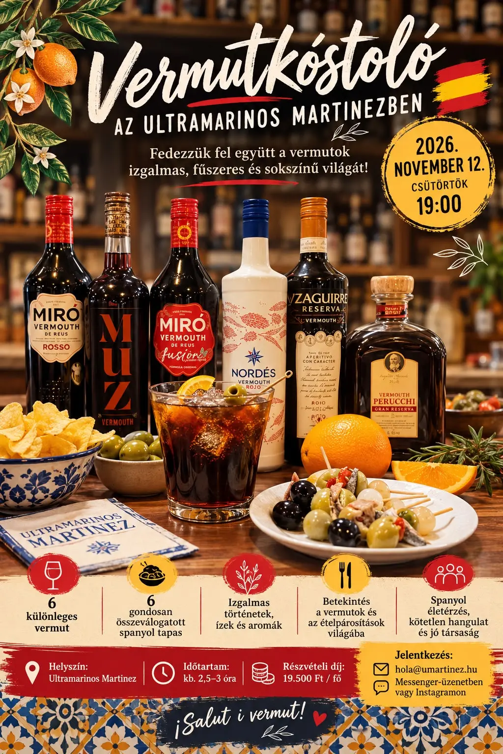 🍷 Vermutkóstoló az Ultramarinos Martinezben 🇪🇸